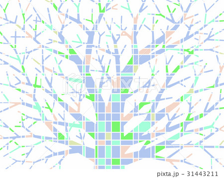 枝を張り巡らす樹木 31443211