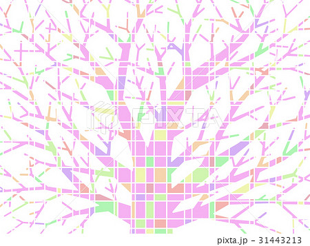 枝を張り巡らす樹木 31443213