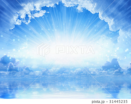 Peaceful Heavenly Background Light From Heavenのイラスト素材