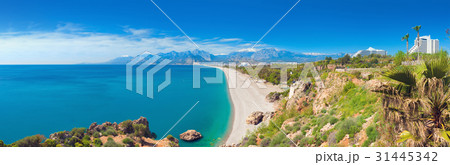 Konyaalti beach in resort city Antalya, Turkey Konyaalti beach in resort city Antalya, Turkey 31445342