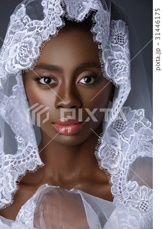 Beautiful black skin bride 31446175