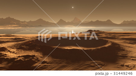 Titan, largest moon of Saturn with atmosphere 31449246