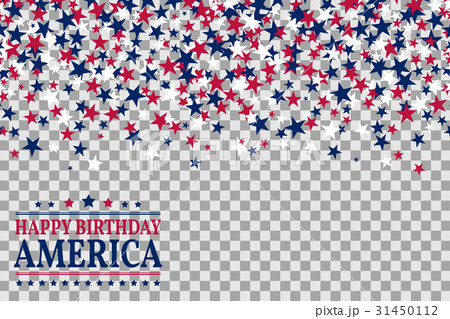 Seamless pattern with stars for 1st of July 31450112