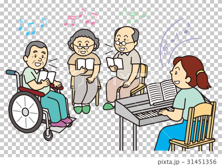 音楽を楽しむ高齢者 31451356