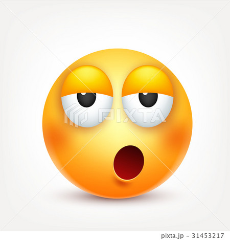 Smiley,emoticon. Yellow face with emotions. Facial 31453217