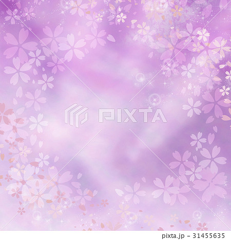 桜 紫 和柄のイラスト素材 桜 紫 和柄のイラスト素材