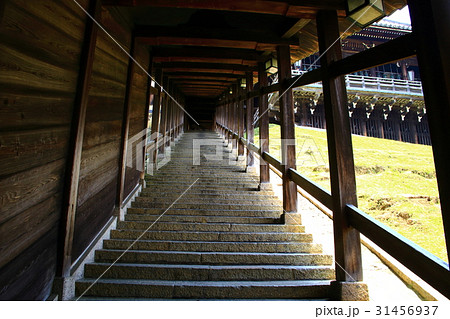 奈良県東大寺二月堂の階段 奈良県東大寺二月堂の階段 31456937