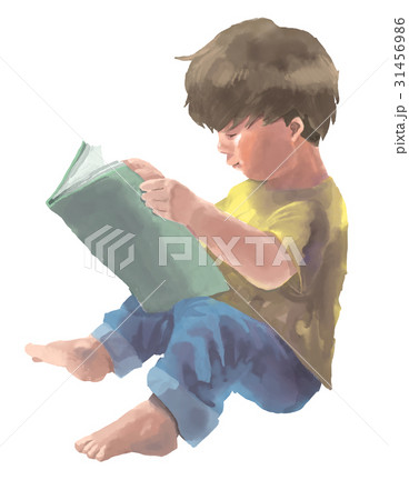 本を読む男の子 本を読む男の子 31456986