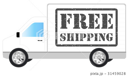 white transport truck car with free shipping  31459028