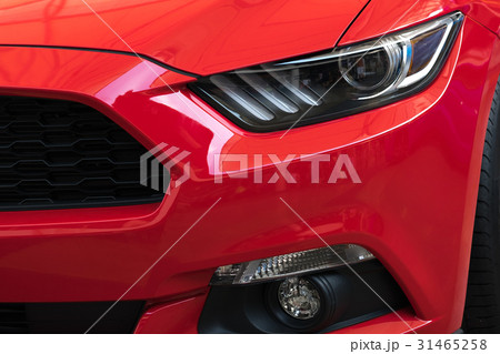 Headlight lamp of new cars,copy space 31465258