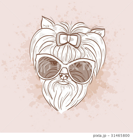 Vector sketch of elegant dog Vector sketch of elegant dog 31465800