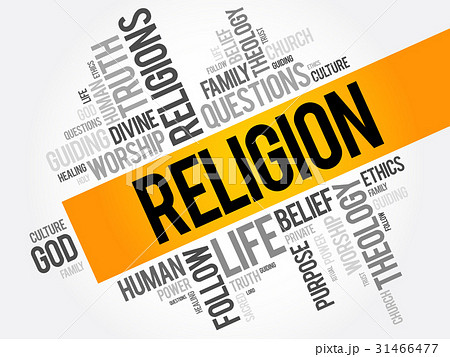 Religion word cloud collage 31466477