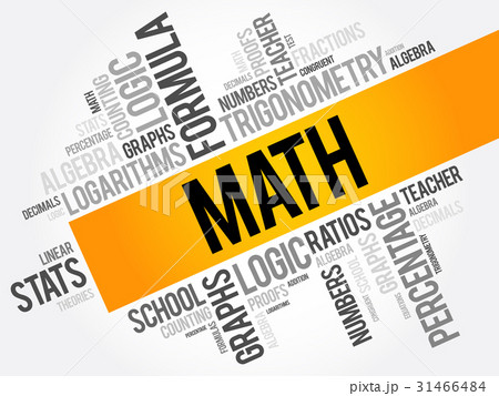 Math word cloud collage 31466484