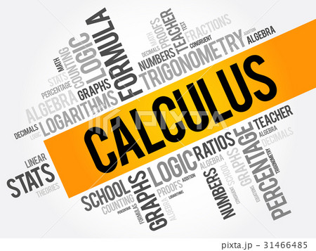 Calculus word cloud collage 31466485