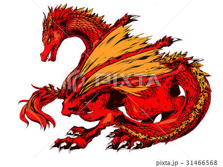 西洋ドラゴンのイラスト素材 [31466568] - PIXTA