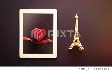 souvenir, tablet, toy and ribbon 31469404