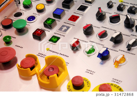 Switch control panel with many bottom in factory 31472868