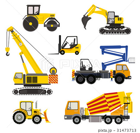 Cartoon road machinery illustration 31473713