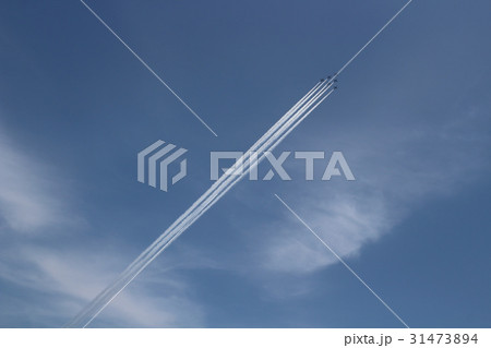 飛行機雲 飛行機雲 31473894