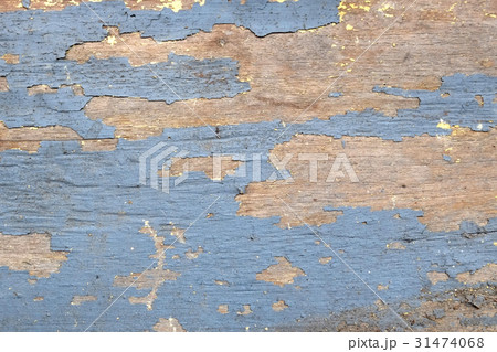 Old blue wooden board with texture background. 31474068