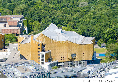 Aerial view Berliner Philharmonie, concert hall Aerial view Berliner Philharmonie, concert hall 31475767