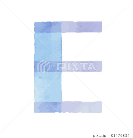 Colorful watercolor aquarelle font type 31476334