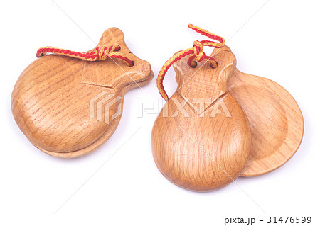 Castanets isolated on white background Castanets isolated on white background 31476599