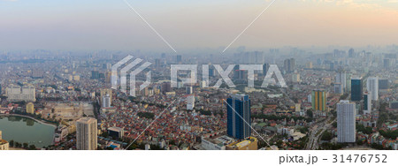 Hanoi skyline cityscape at twilight period 31476752