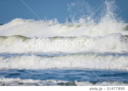 波 海 素材 （千葉県九十九里） 31477890