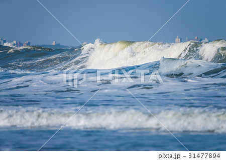 波 海 素材 （千葉県九十九里） 31477894