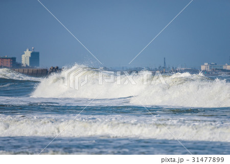 波 海 素材 （千葉県九十九里） 31477899