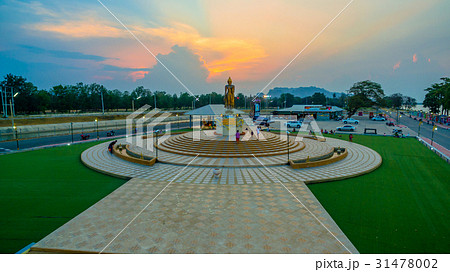 sunset at Mae Klong Dam. sunset at Mae Klong Dam. 31478002