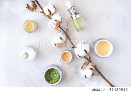 Natural skincare beauty products from above 31480910