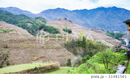 hills near Dazhai village in country 31481561