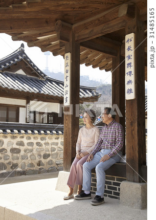 南山コル韓屋村 夫婦 ソウル 31485165