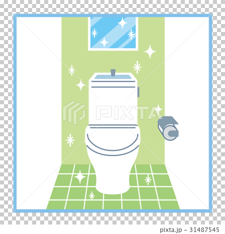 清潔なトイレのイラスト素材