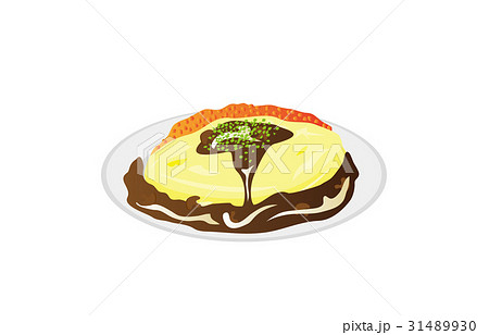 今日のご飯オムライス 31489930