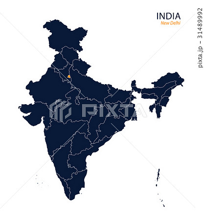 Map of India Map of India 31489992