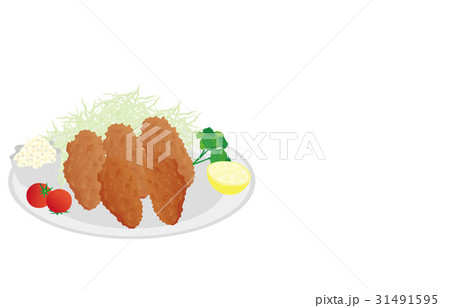 今日のご飯牡蠣フライ 今日のご飯牡蠣フライ 31491595