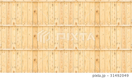 Big wall made by Light Plank wood,Texture 31492049