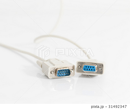 VGA cables connector with white cord 31492347