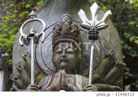 観音菩薩石像 31496313