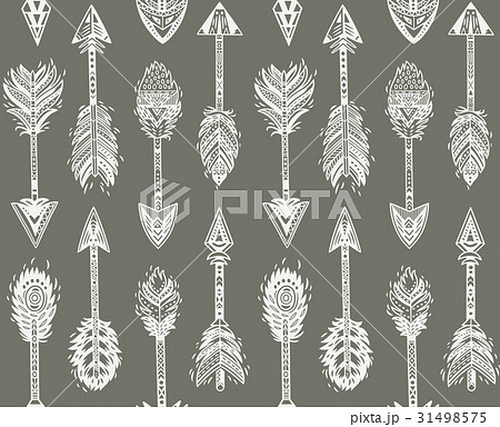 Seamless pattern with Native American Indian 31498575