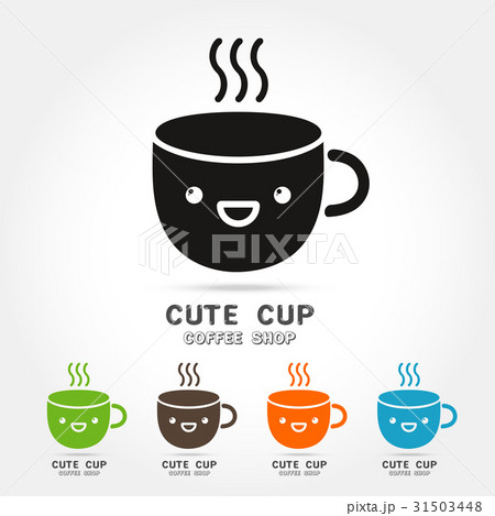 coffee cute cup logo Vector 31503448