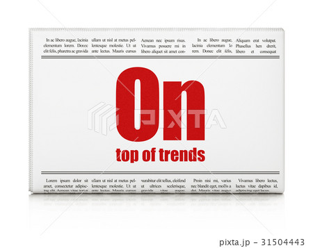 Finance concept: newspaper headline On Top of 31504443