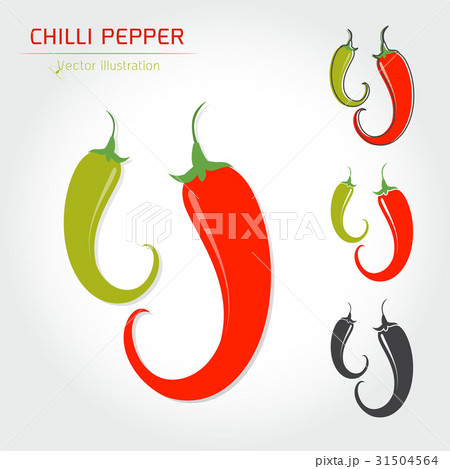 Hot Chili Pepper Vectorのイラスト素材