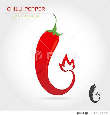 Hot Chili Pepper Vectorのイラスト素材