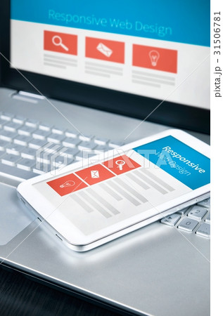 Responsive web design on mobile devices 31506781