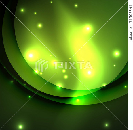 Overlapping circles on glowing abstract background 31508391