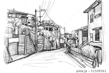 Village by artist Vishwanath Bhat  Image Drawing  Mojarto